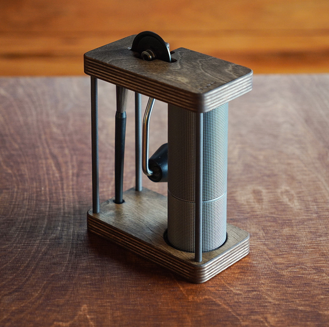 JHAT.. Coffee grinder stand for TIMEMORE C2 C3 C2S C3S,C2 MAX C3MAX , C2MAX C3MAX "White birch"