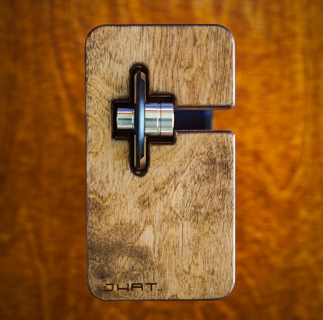JHAT.. Coffee grinder stand for TIMEMORE C3 Pro /C3S Pro/ C3 Pro MAX/ C3S Pro MAX "White Birch"Brown【折りたたみハンドル用】