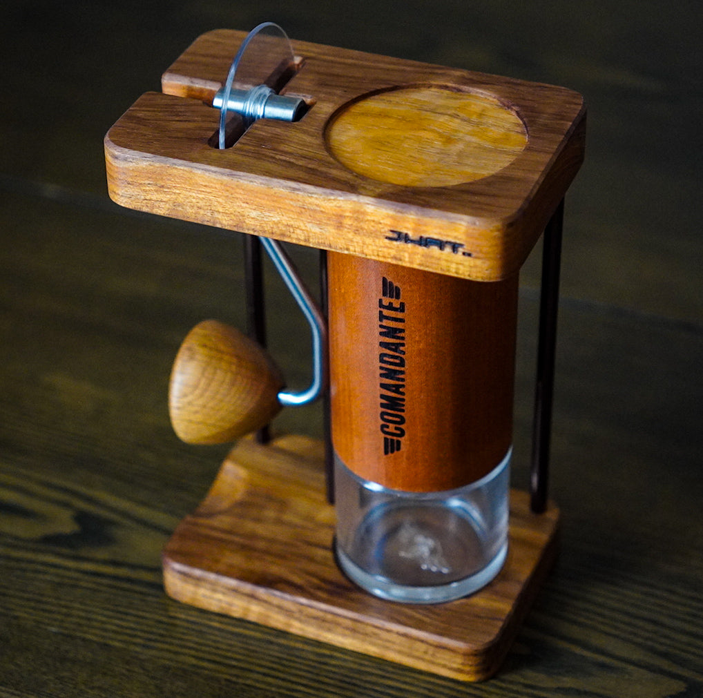 JHAT.. Coffee grinder stand for Comandante C40/C60 【Teak】