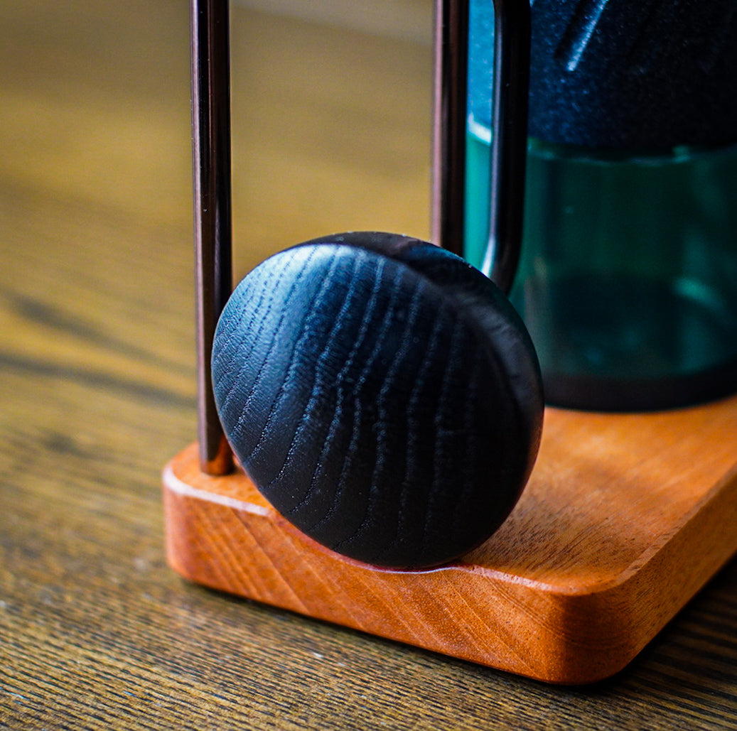 JHAT.. Coffee grinder stand for Comandante C40/C60 【Honduran Mahogany】