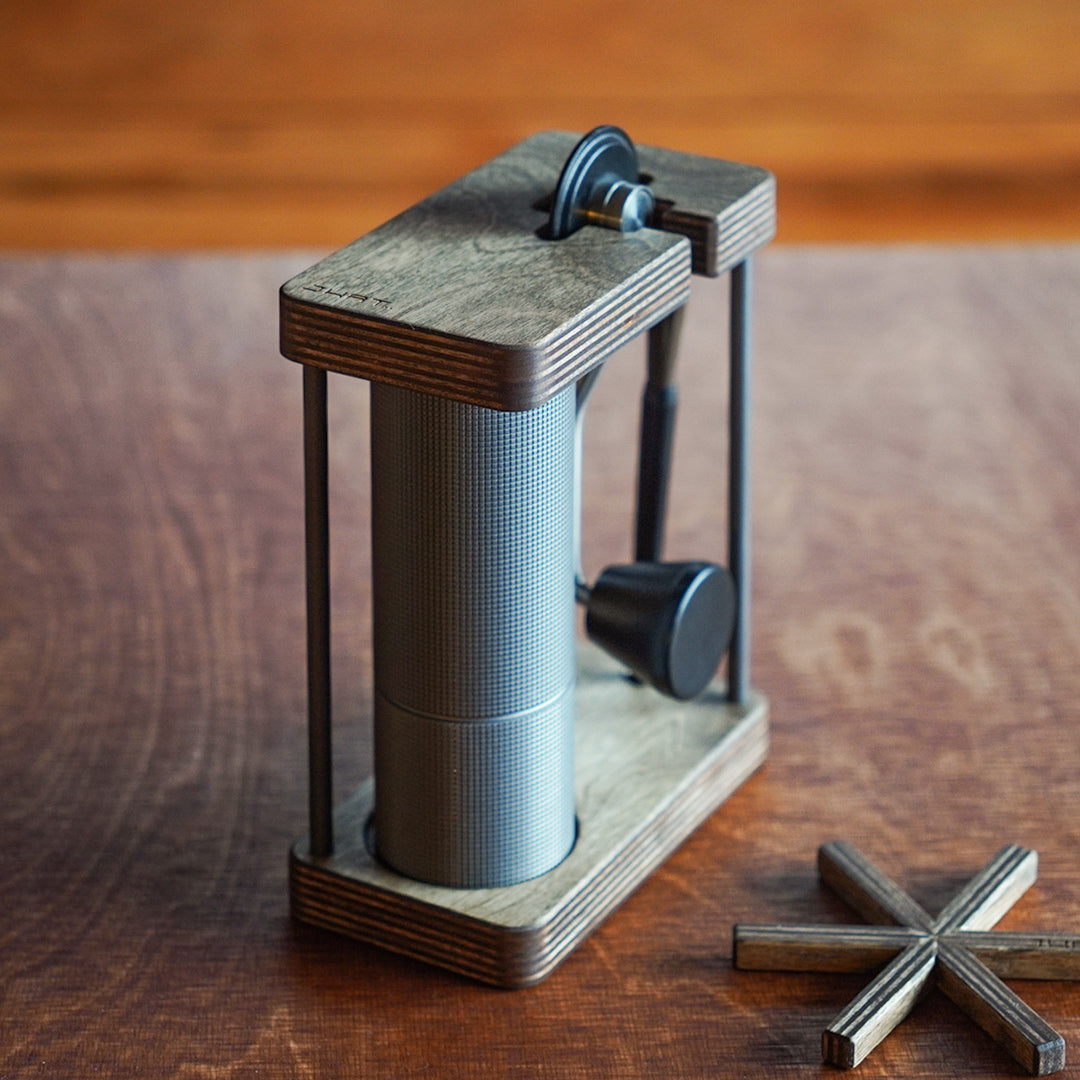 JHAT.. Coffee grinder stand for TIMEMORE C2 C3 C2S C3S,C2 MAX C3MAX , C2MAX C3MAX "White birch"