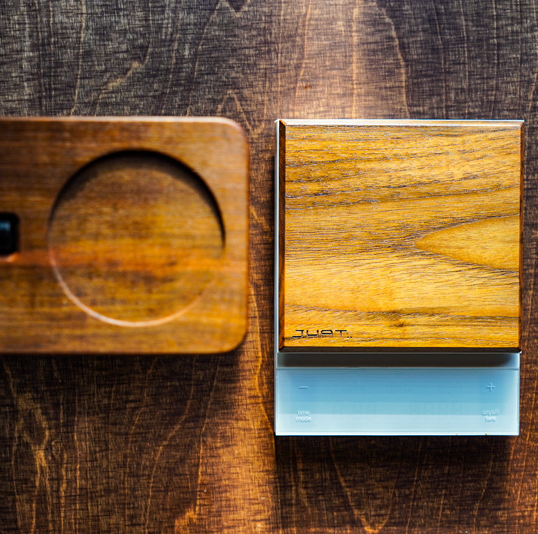 JHAT.. Wooden Plate for HARIO Coffee Scale POLARIS 【Teak】