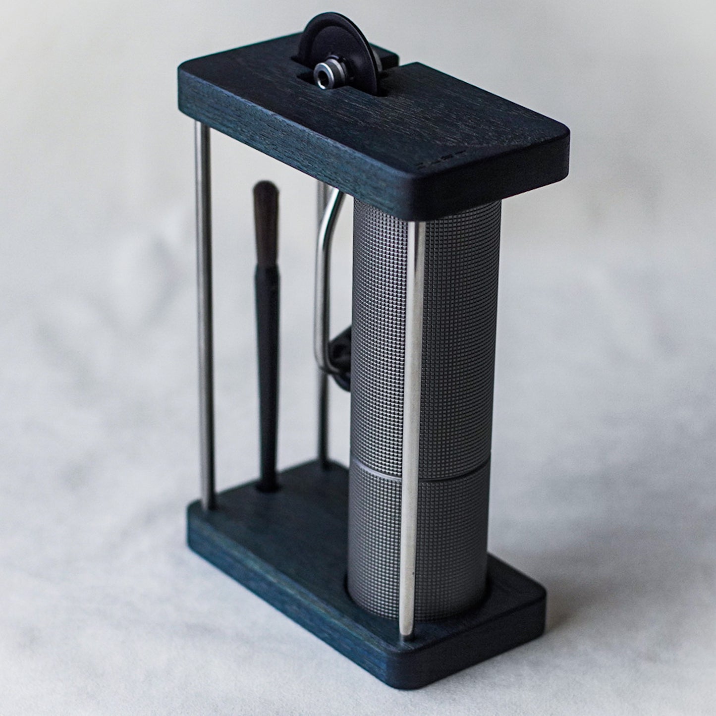 JHAT.. Coffee grinder Stand for TIMEMORE C2 C3 C2S C3S,C2 MAX C3MAX "WALNUT" -AIZOME- 藍染