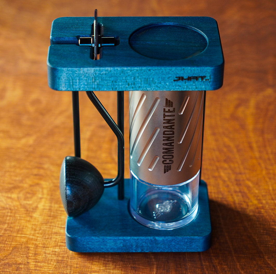 JHAT.. Coffee grinder stand for Comandante C40/C60 【Maple-AIZOME-】