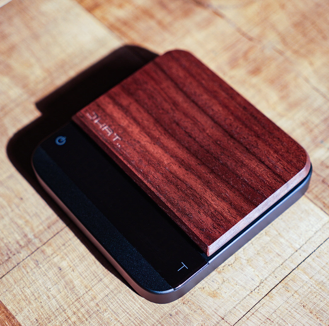 JHAT.. Wooden plate for Acaia Lunar 【American Walnut】