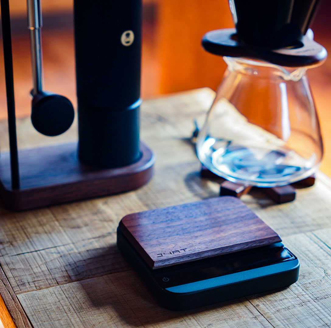 JHAT.. Wooden plate for Acaia Lunar 【American Walnut】