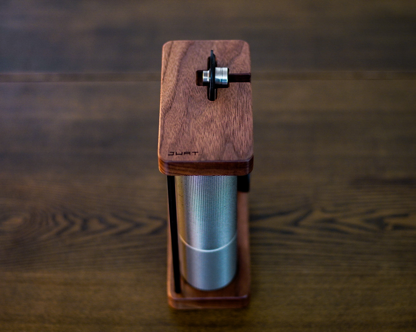 JHAT.. Coffee grinder Stand for TIMEMORE C2 C3 C2s C3s,C2 MAX C3MAX "American Walnut"