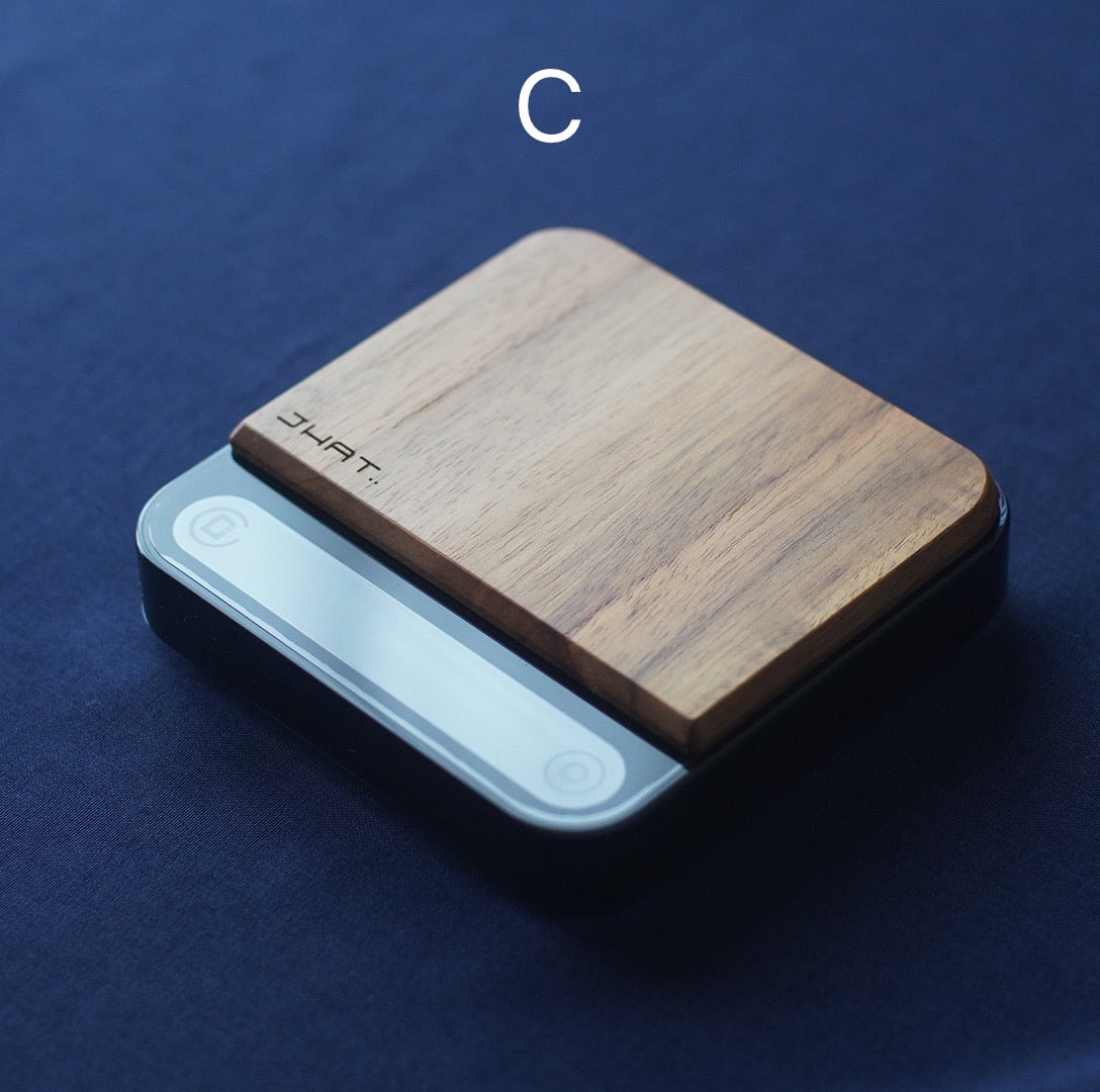 Wooden Plate for DiFluid Microbalance "TEAK"