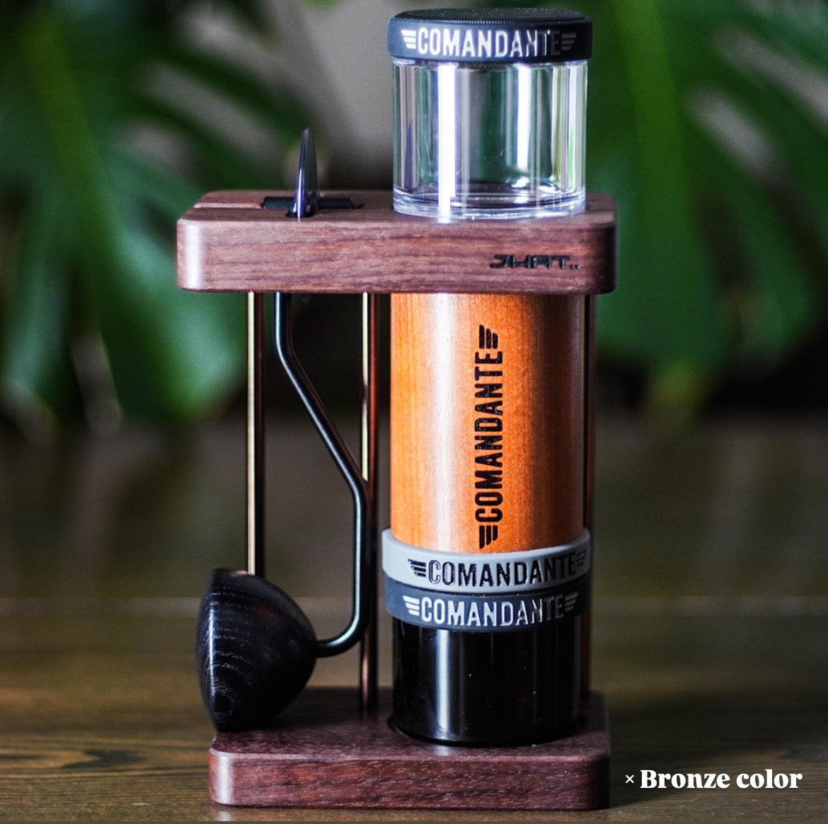 JHAT.. Coffee grinder stand for Comandante C40/C60 "American Walnut"