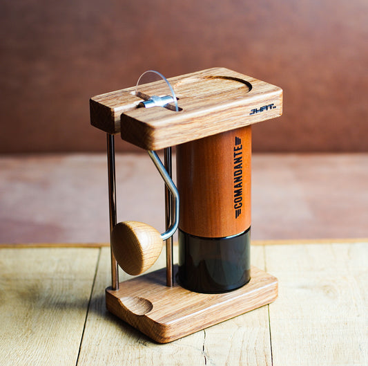 JHAT.. Coffee grinder stand for Comandante C40/C60 【White Oak】