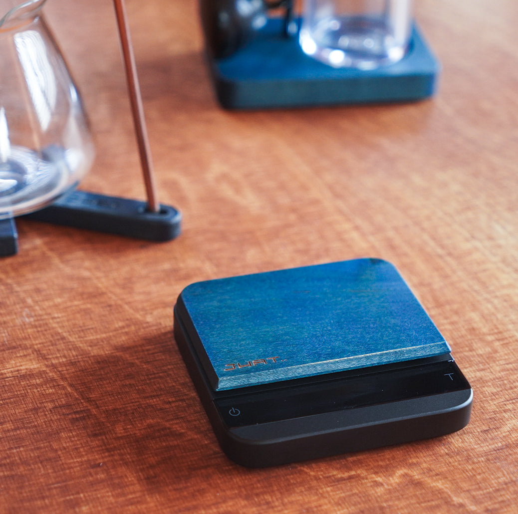 JHAT.. Wooden plate for Acaia Lunar 【Maple -AIZOME-】