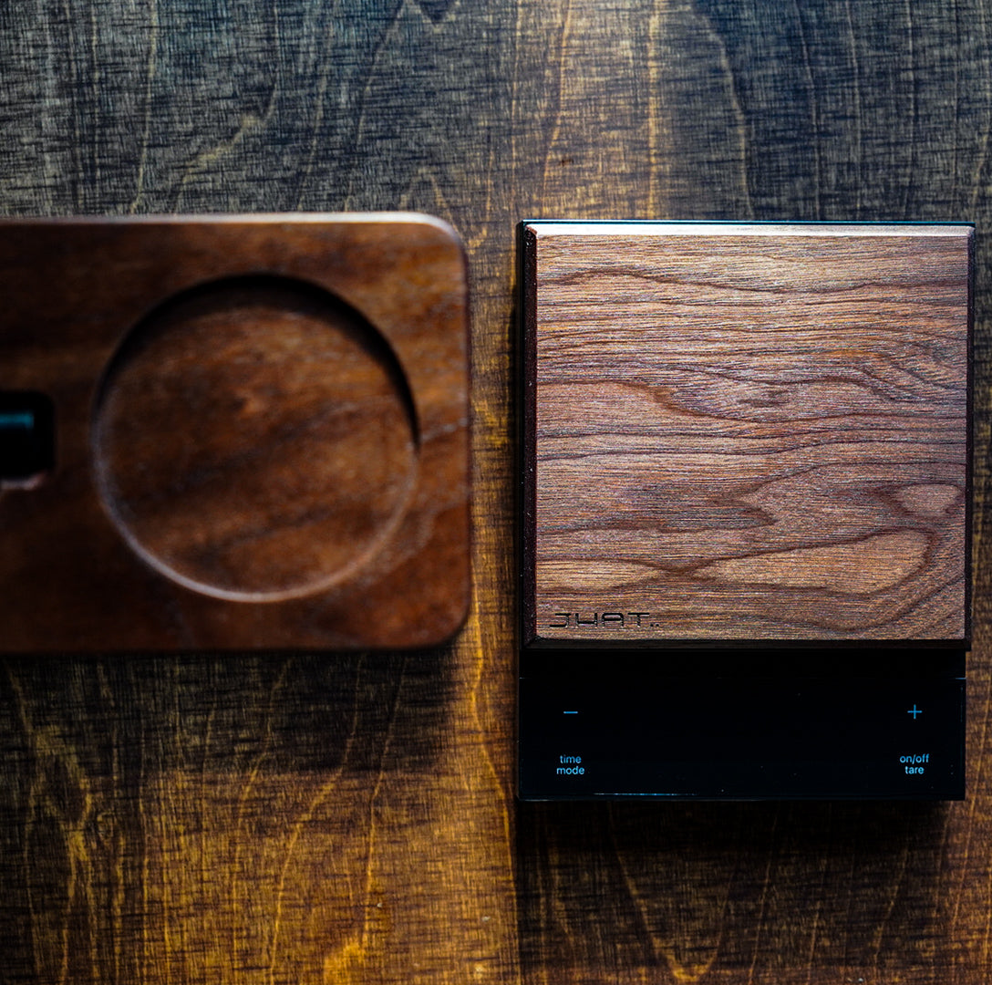 JHAT.. Wooden Plate for HARIO Coffee Scale POLARIS 【American Walnut】