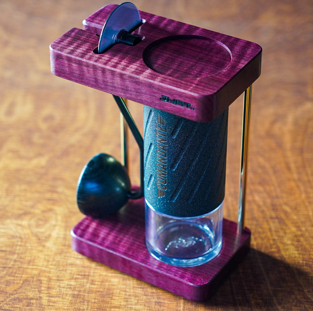 JHAT.. Coffee grinder stand for Comandante C40/C60 【Purpleheart】