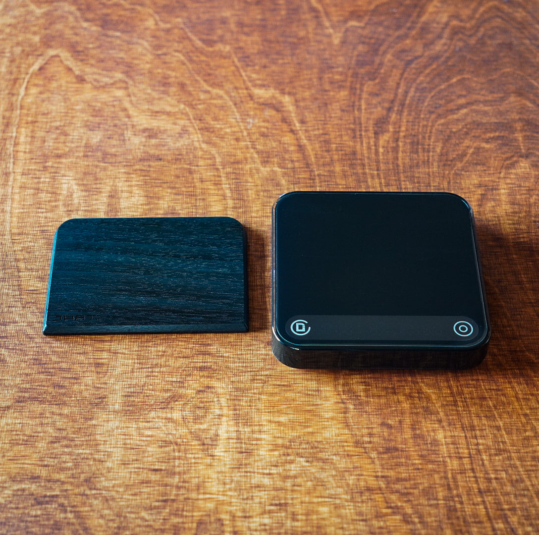 Wooden Plate for DiFluid Microbalance 【American Walnut-AIZOME-】