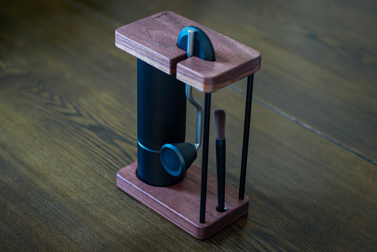 JHAT.. Coffee grinder stand for TIMEMORE X-LITE ”American Walnut”