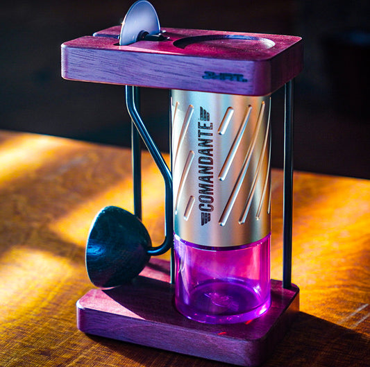 JHAT.. Coffee grinder stand for Comandante C40/C60 【Purpleheart】