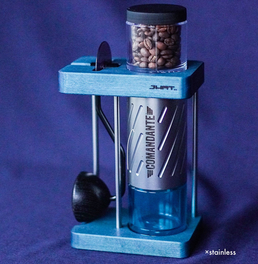 JHAT.. Coffee grinder stand for Comandante C40,C60 "Maple-AIZOME-"