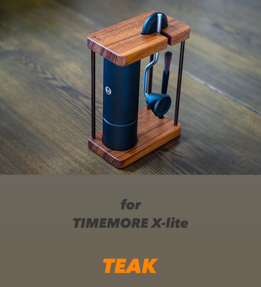 JHAT.. Coffee grinder stand for TIMEMORE X-LITE ”TEAK”