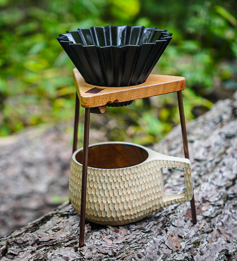 JHAT.. sAnkaku Coffee dripper stand "OAK"