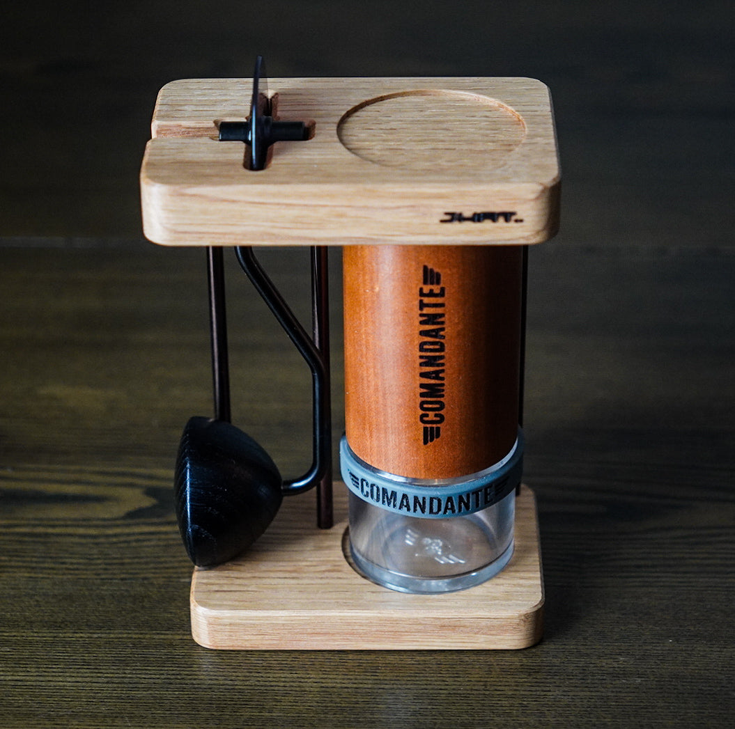 JHAT.. Coffee grinder stand for Comandante C40/C60 【White Oak】