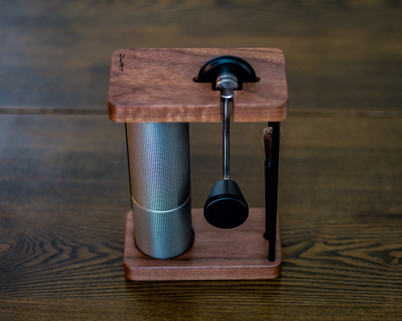 JHAT.. Coffee grinder Stand for TIMEMORE C2 C3 C2s C3s,C2 MAX C3MAX "American Walnut"