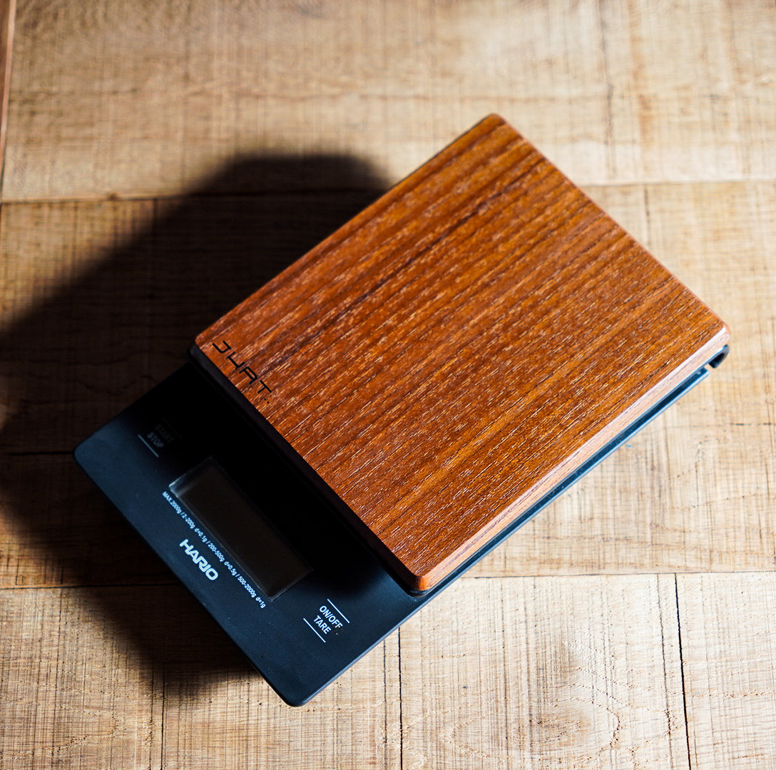 JHAT.. Wooden Plate for HARIO V60 Drip Scale 【Teak】