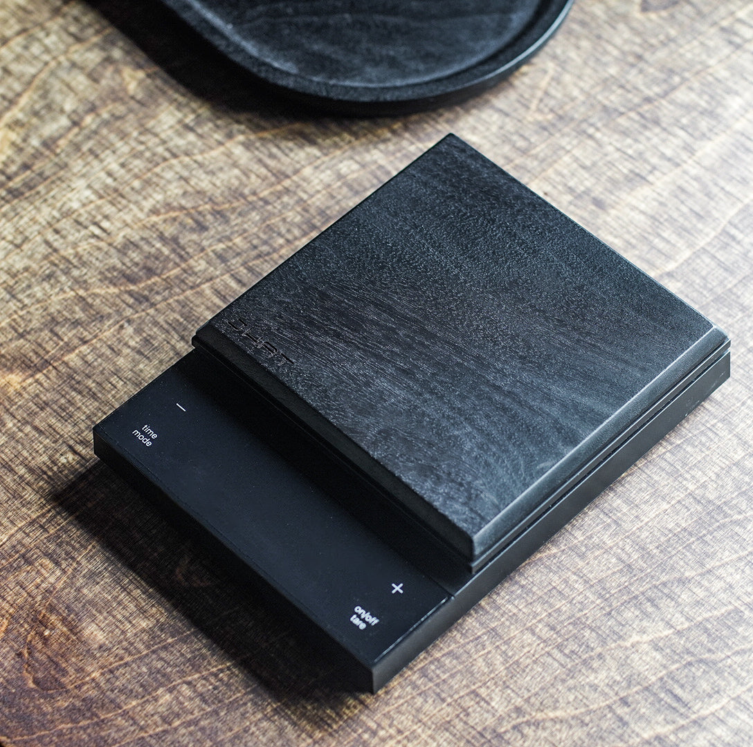 JHAT.. Wooden Plate for HARIO Coffee Scale POLARIS 【American Walnut  -TETUKURO-】