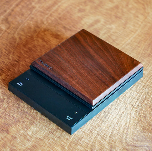 JHAT.. Wooden Plate for HARIO Coffee Scale POLARIS 【American Walnut】
