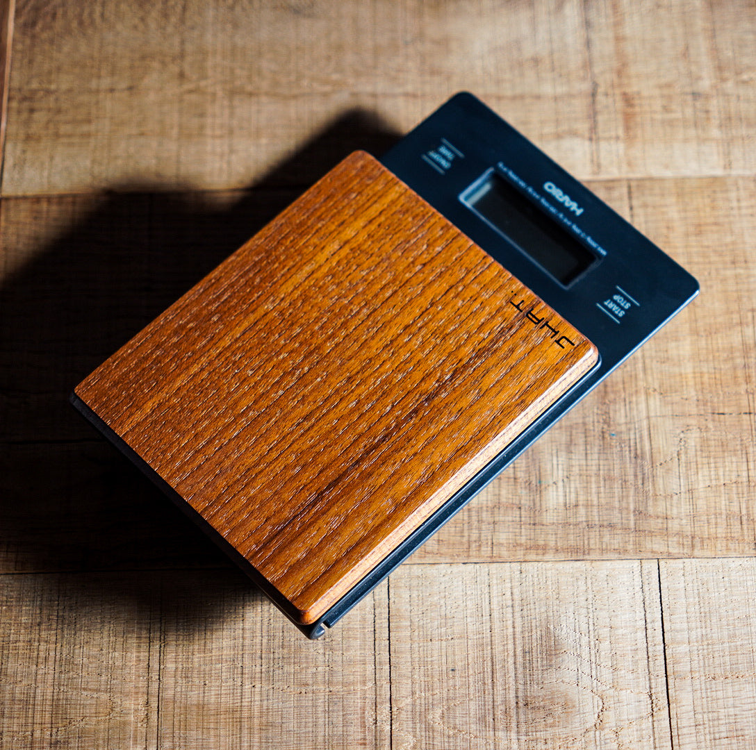 JHAT.. Wooden Plate for HARIO V60 Drip Scale 【Teak】