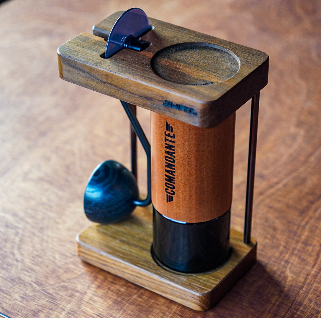 JHAT.. Coffee grinder stand for Comandante C40/C60 【Teak】
