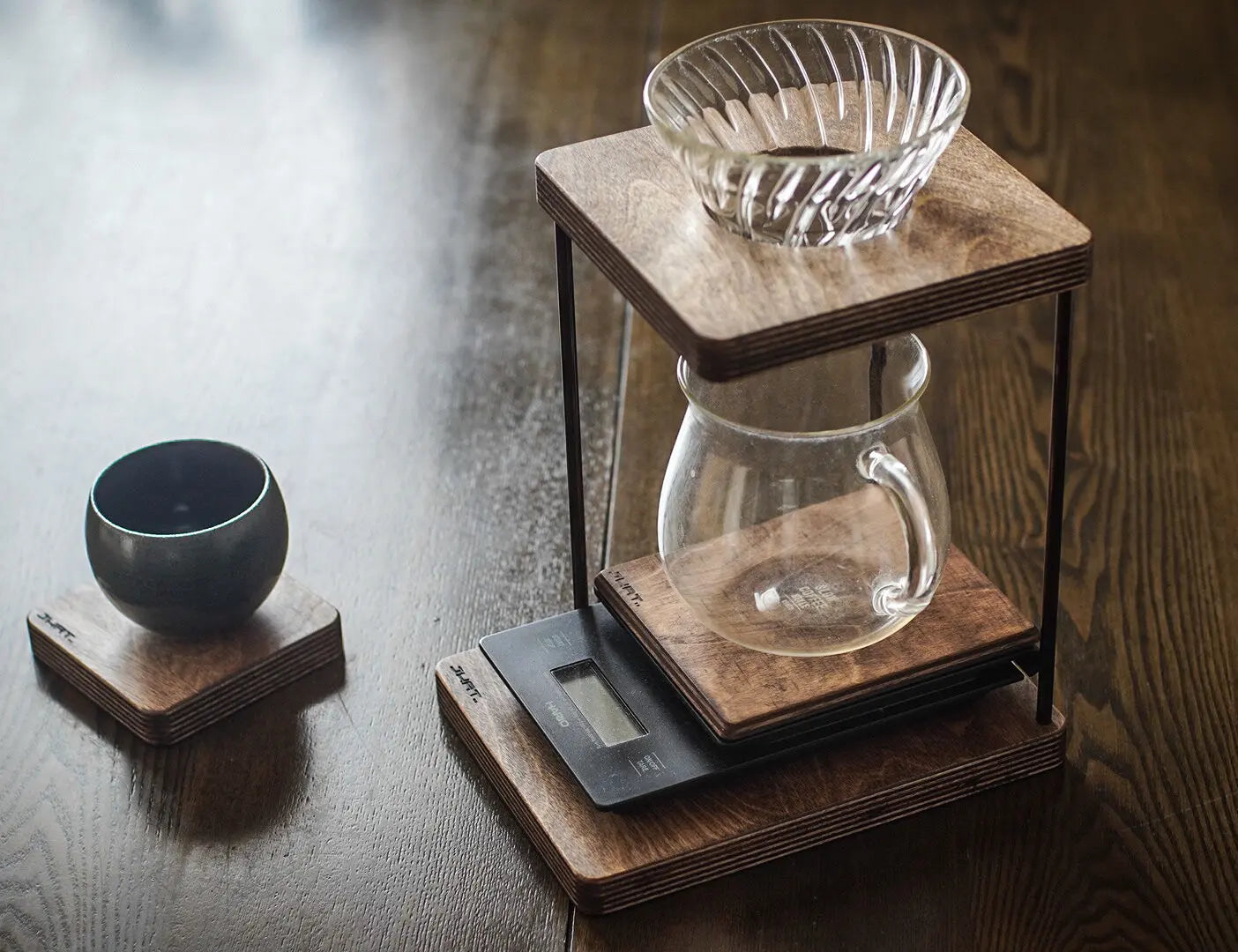 JHAT.. Coffee dripper stand for HARIO V60 Drip scale