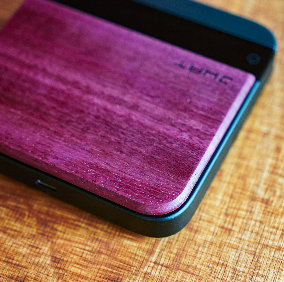 JHAT.. Wooden plate for Acaia Lunar 【Purpleheart】