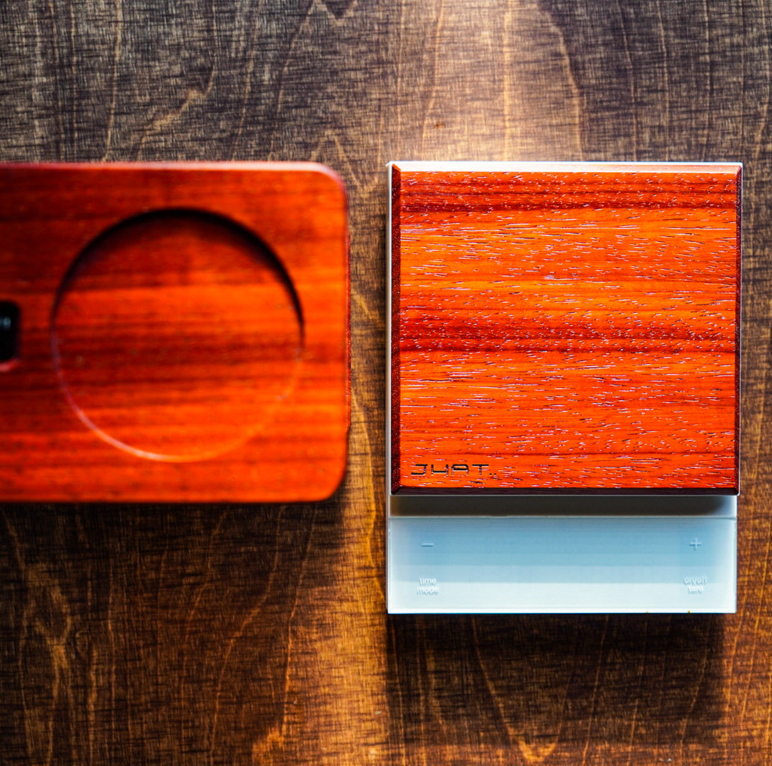 JHAT.. Wooden Plate for HARIO Coffee Scale POLARIS 【Padauk】