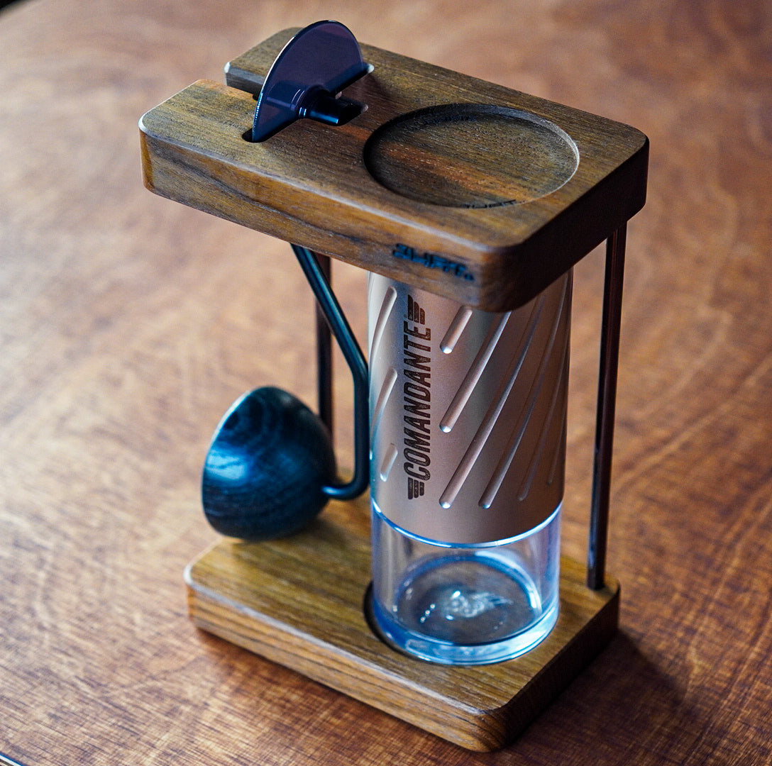 JHAT.. Coffee grinder stand for Comandante C40/C60 【Teak】