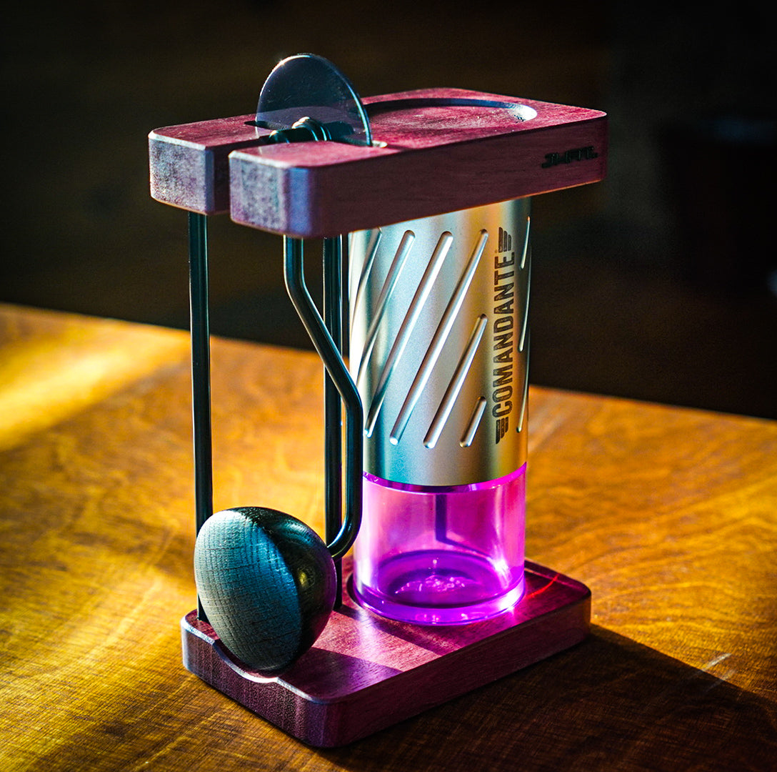 JHAT.. Coffee grinder stand for Comandante C40/C60 【Purpleheart】