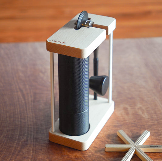 JHAT.. Coffee grinder stand for TIMEMORE C3 Pro /C3S Pro/ C3 Pro MAX/ C3S Pro MAX "MAPLE"【折りたたみハンドル用】