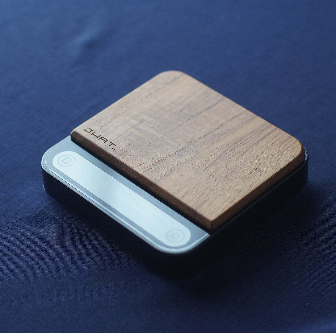 Wooden Plate for DiFluid Microbalance "TEAK"