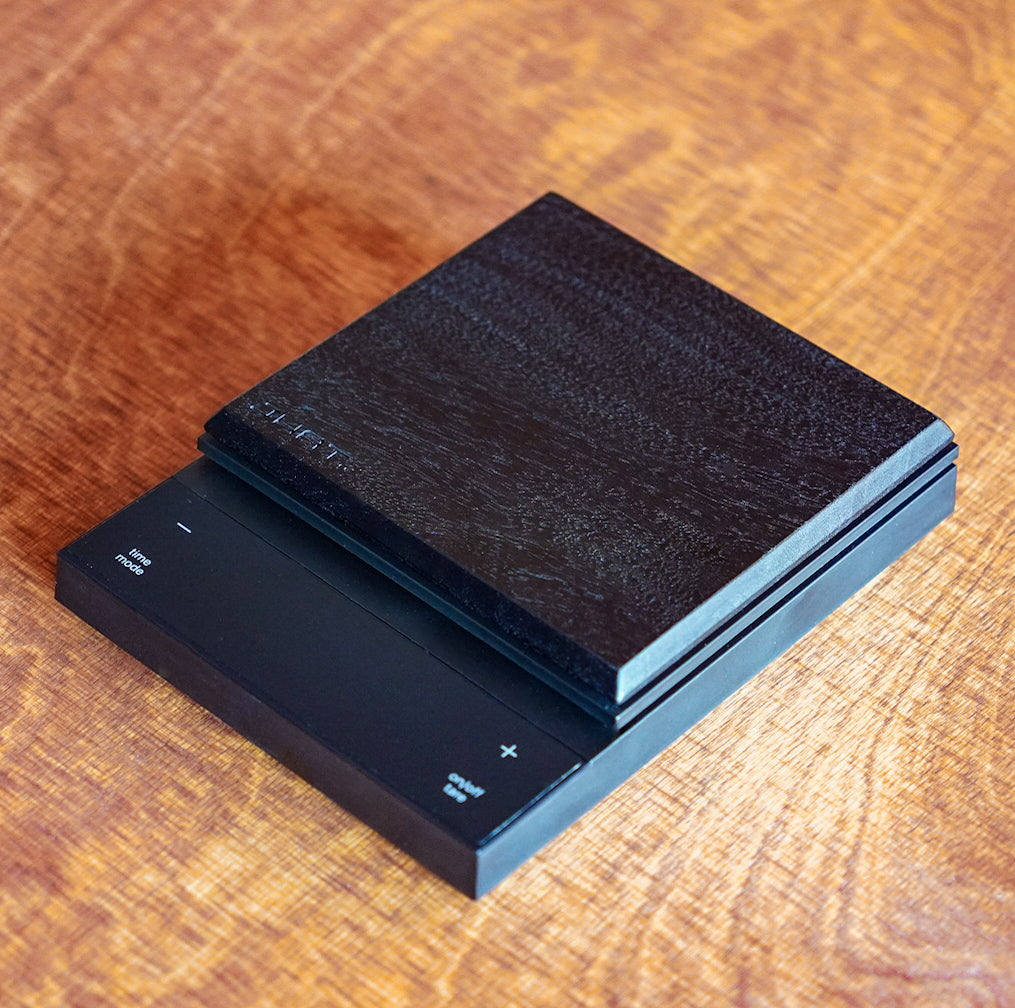 JHAT.. Wooden Plate for HARIO Coffee Scale POLARIS 【American Walnut  -TETUKURO-】