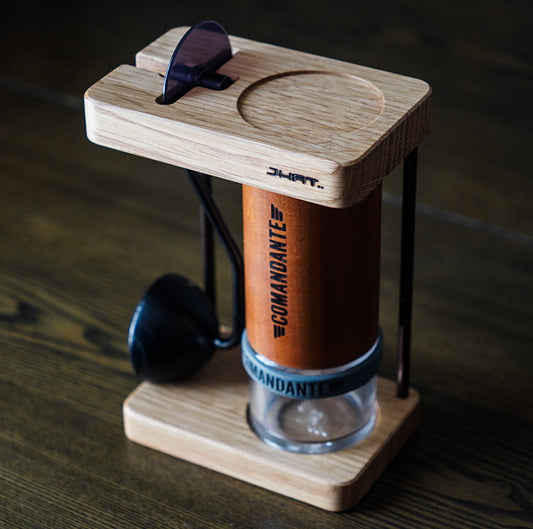 JHAT.. Coffee grinder stand for Comandante C40/C60 【White Oak】