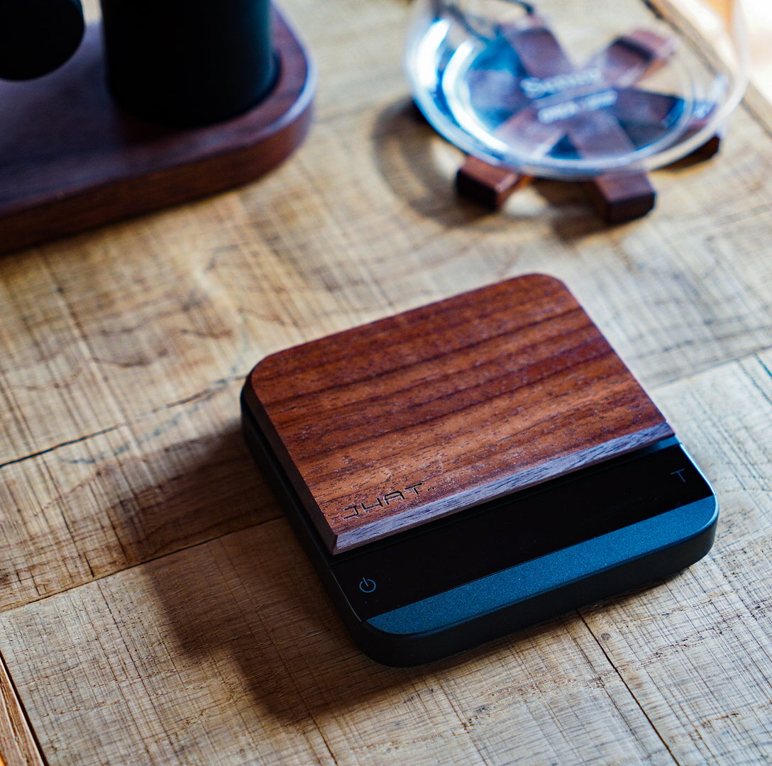 JHAT.. Wooden plate for Acaia Lunar 【American Walnut】