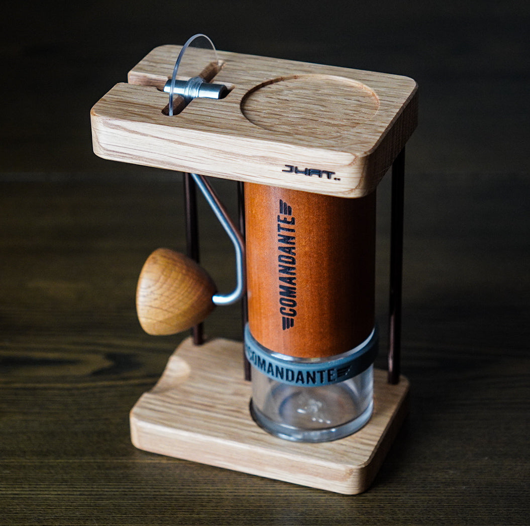 JHAT.. Coffee grinder stand for Comandante C40/C60 【White Oak】