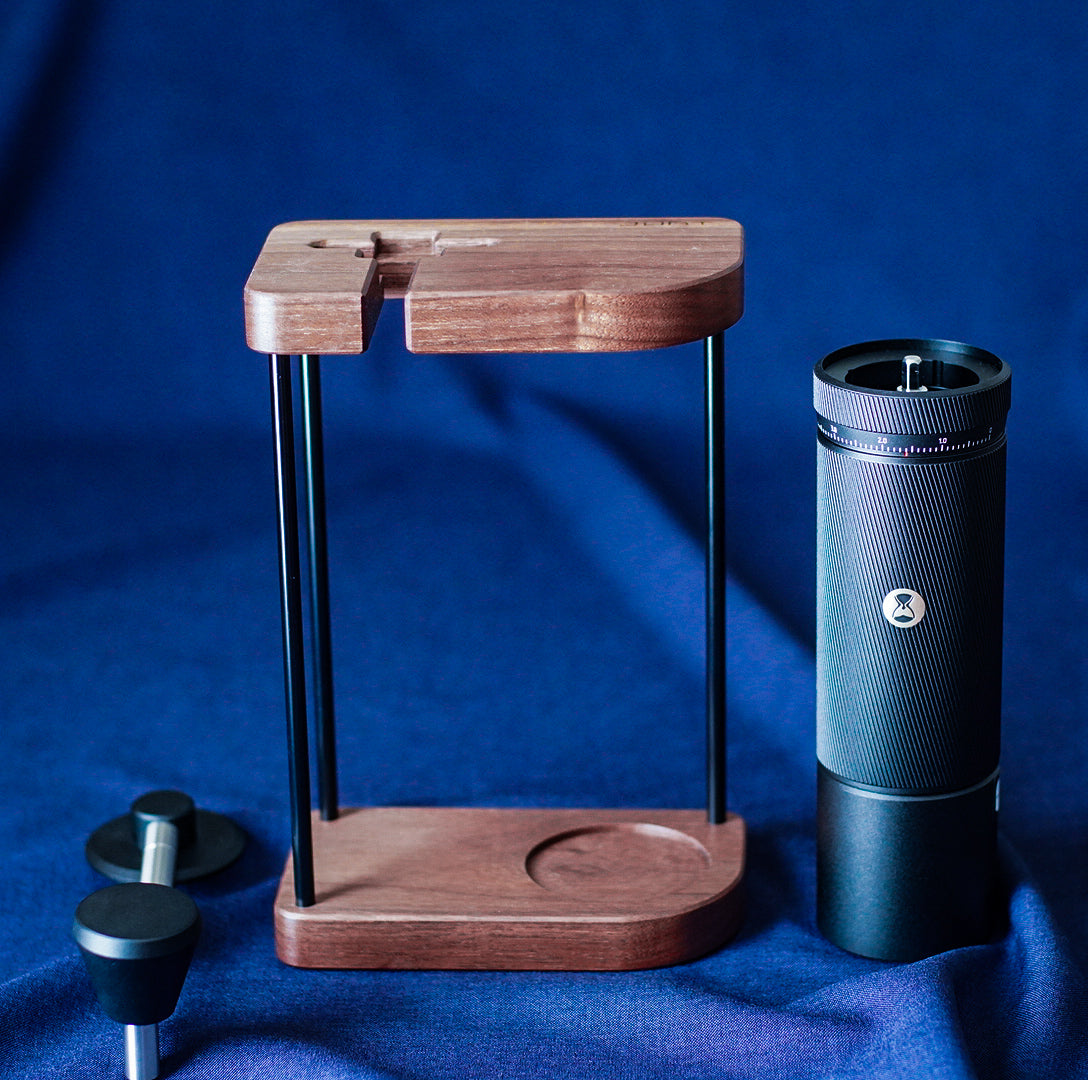 JHAT.. Coffee grinder stand for TIMEMORE S3 ”American Walnut”