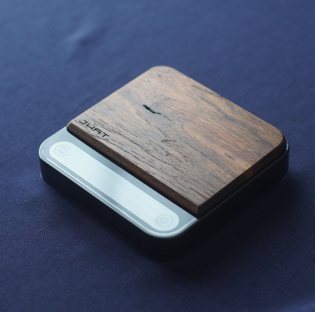 Wooden Plate for DiFluid Microbalance "TEAK"