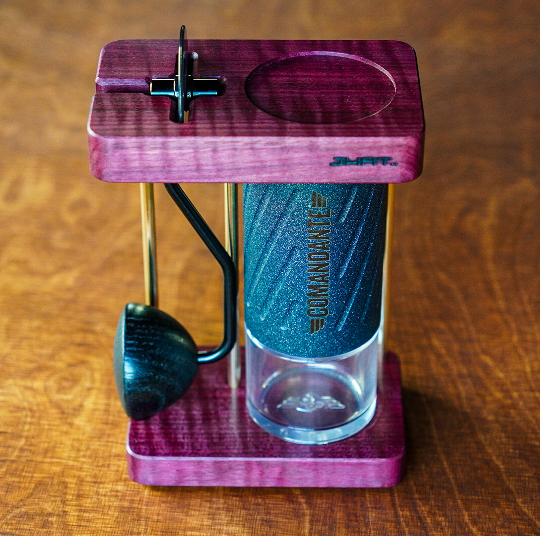 JHAT.. Coffee grinder stand for Comandante C40/C60 【Purpleheart】