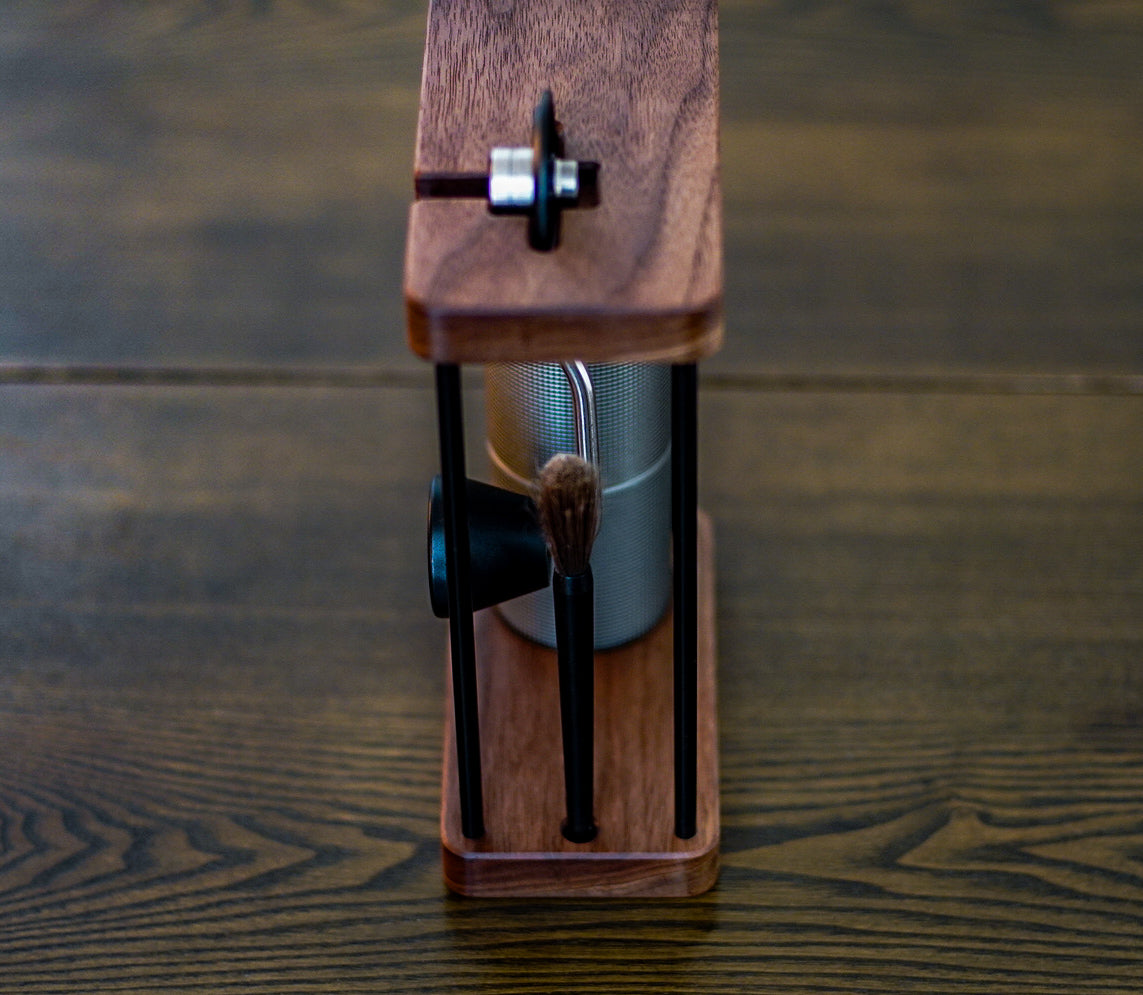 JHAT.. Coffee grinder Stand for TIMEMORE C2 C3 C2s C3s,C2 MAX C3MAX "American Walnut"