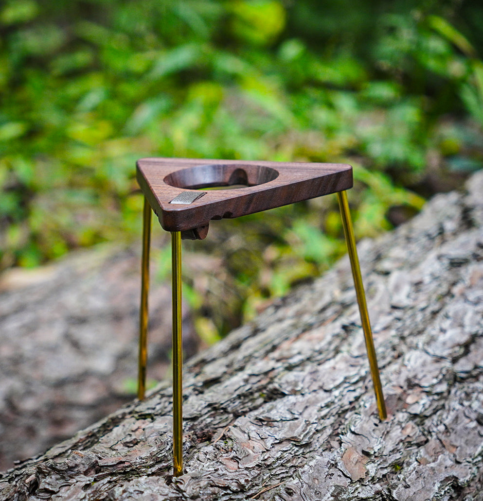 JHAT.. sAnkaku Coffee dripper stand "American WALNUT"