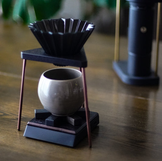 JHAT.. sAnkaku Coffee dripper stand "American WALNUT ‐TETUKURO-"