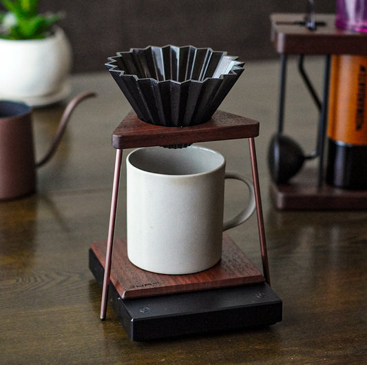 JHAT.. sAnkaku Coffee dripper stand "American WALNUT"