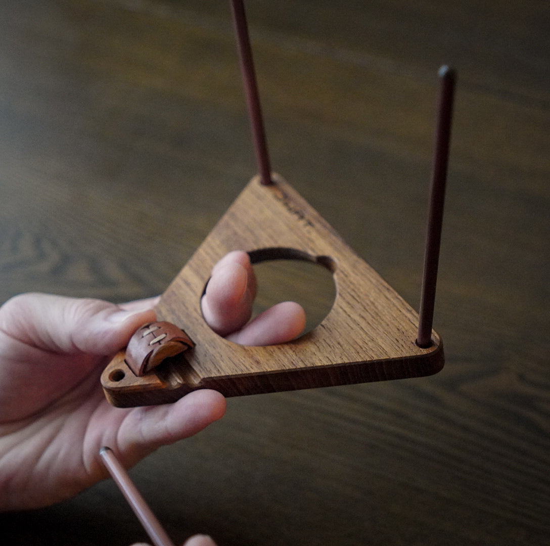 JHAT.. sAnkaku Coffee dripper stand "American WALNUT ‐TETUKURO-"