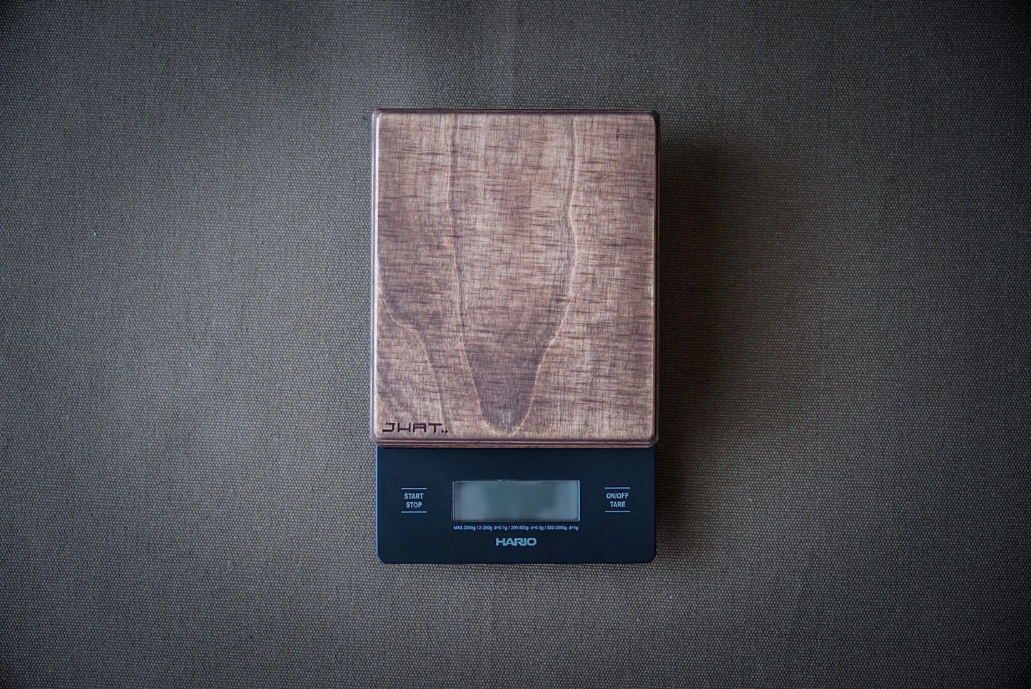 JHAT.. Wooden Plate for HARIO V60 Drip Scale